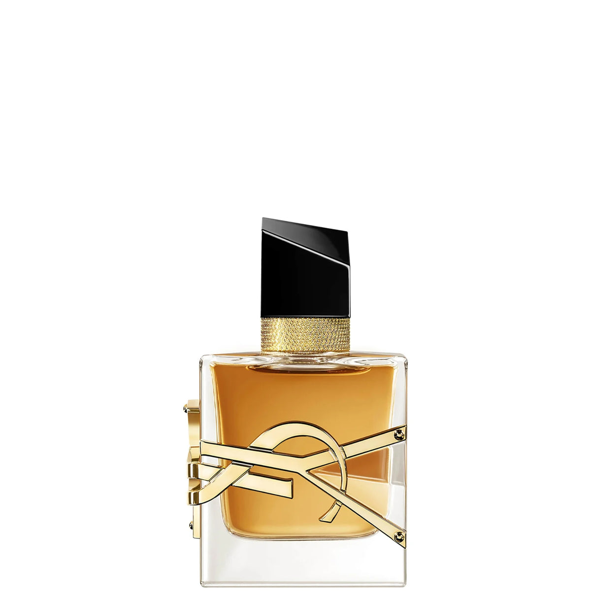 YSL Libre Intense Eau de Parfum 30ml – tangerine, lavender, floral heart, vetiver and vanilla; gold-tinted bottle with YSL logo.