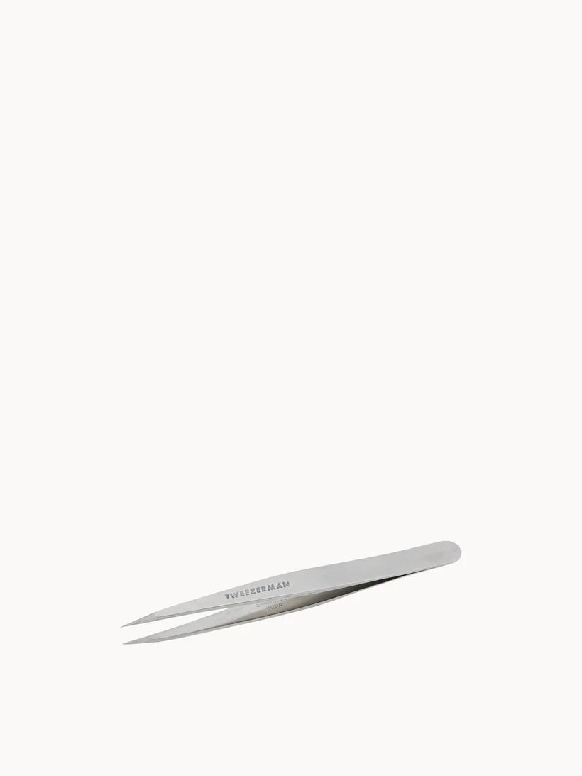 Tweezerman Deluxe Point Tweezer 1240R-R precision-tip stainless steel tweezers