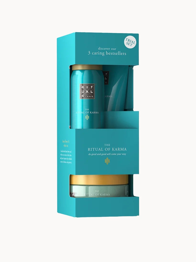 Rituals The Ritual of Karma lotus flower and white tea trial set