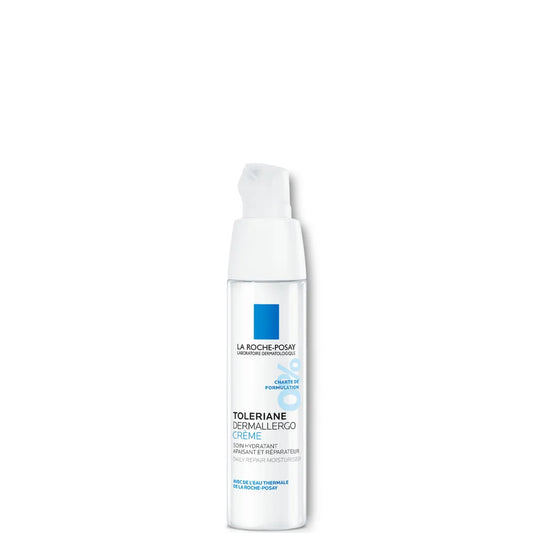 La Roche-Posay Toleriane Dermallergo cream tube, 40ml soothing moisturiser for sensitive skin
