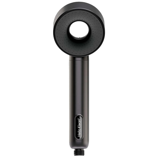 HELLO KLEAN Shower Head Filter in chrome finish with sleek, minimalist design