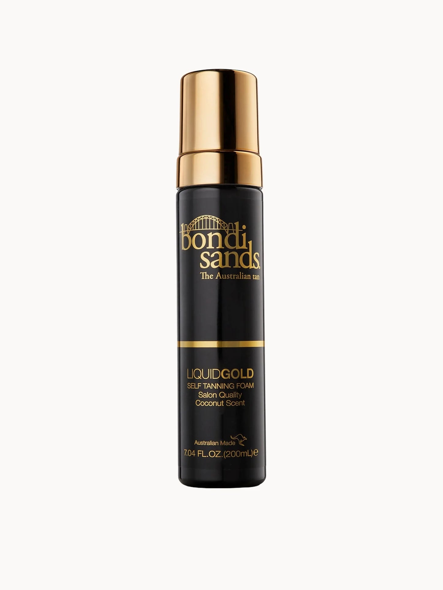 Bondi Sands Liquid Gold self tanning foam bottle