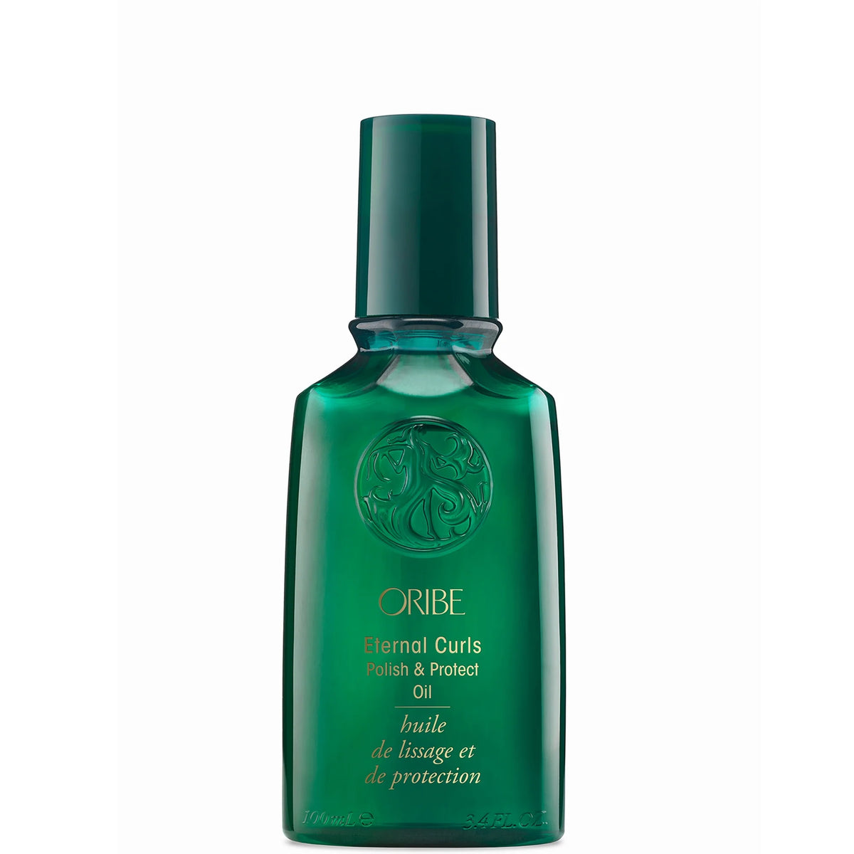 Oribe Eternal Curls Polish & Protect Oil 100ml, gold dropper bottle with black cap