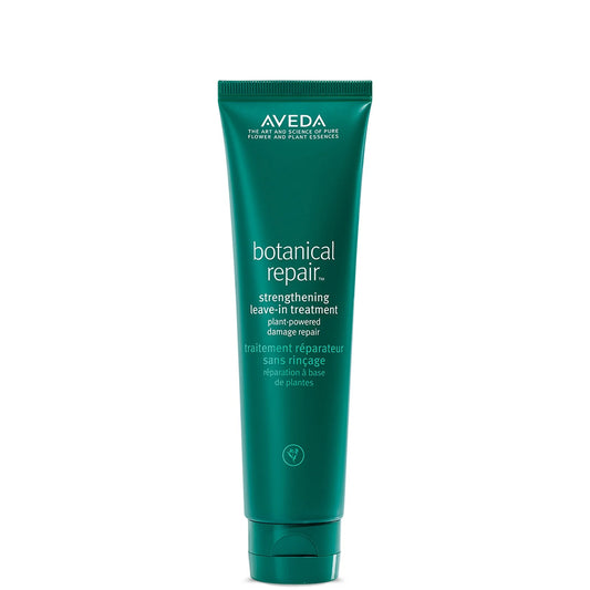 Aveda Botanical Repair Strengthening Leave-In Treatment 100ml – mint-green tube; plant-powered bond-builder to smooth, protect, and repair hair.
