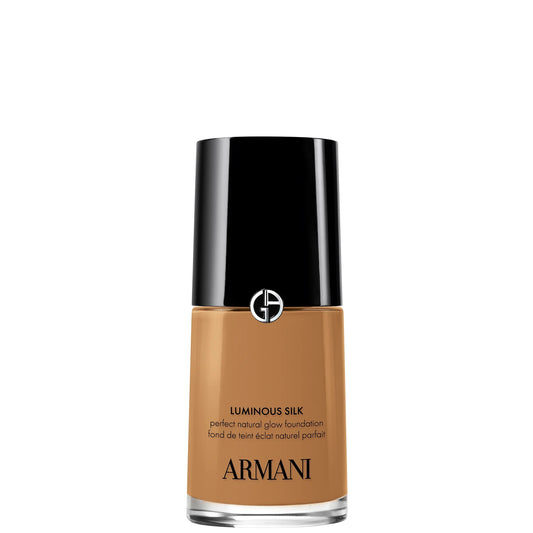 Armani Luminous Silk Foundation Shade 9 glass bottle with black pump dispenser