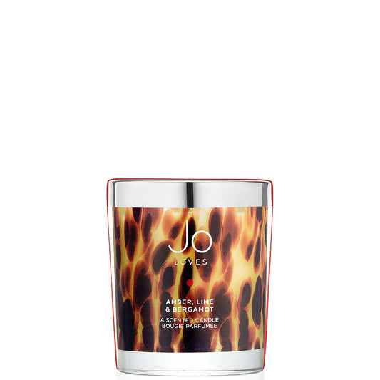 Jo Loves Amber Lime & Bergamot A Home Candle 185g — minor box damage — genuine product