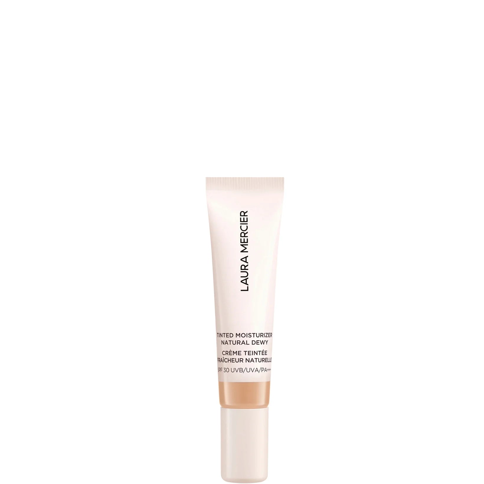 Laura Mercier Tinted Moisturiser Natural Dewy SPF 30 Travel Size - 3N Sand – Mini tinted moisturizer in neutral sand tone for radiant, dewy coverage.