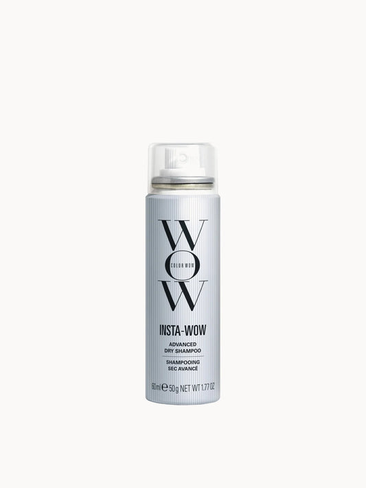 Color Wow Insta - Wow Dry Shampoo Mini 60ml, silver aerosol can