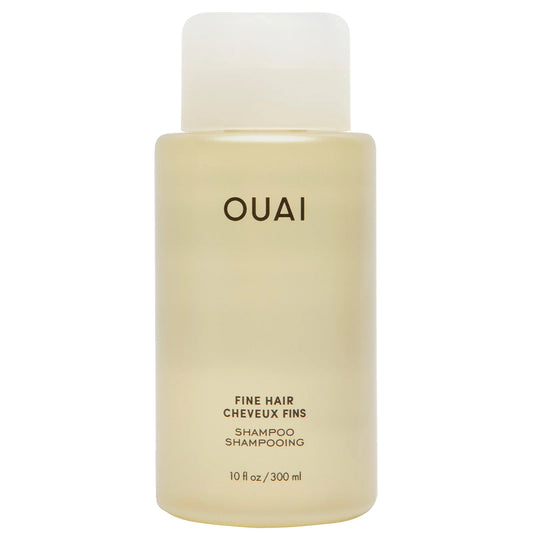OUAI Fine Hair Shampoo 300ml with keratin, biotin and chia seed oil for volume and bounce