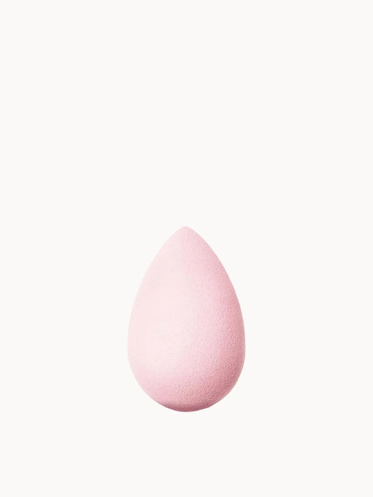 Beautyblender Bubble pink teardrop-shaped makeup sponge on a white background