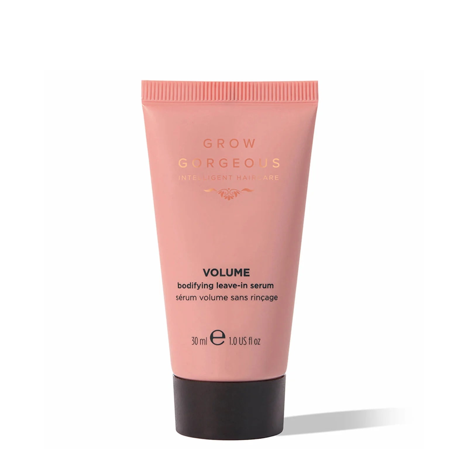 Grow Gorgeous Volume Bodifying Leave-In Serum Mini 30ml — travel-size volumising serum with amaranth seed, pea peptides and rice protein for thicker-looking lift.