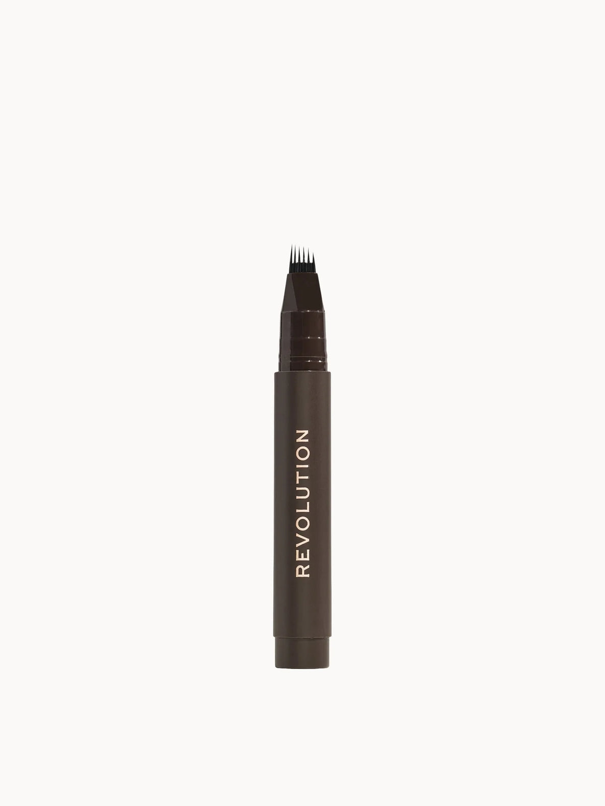 Makeup Revolution Instant Brow Hair Pen - Dark Brown, slim brow pen with multi-prong tip