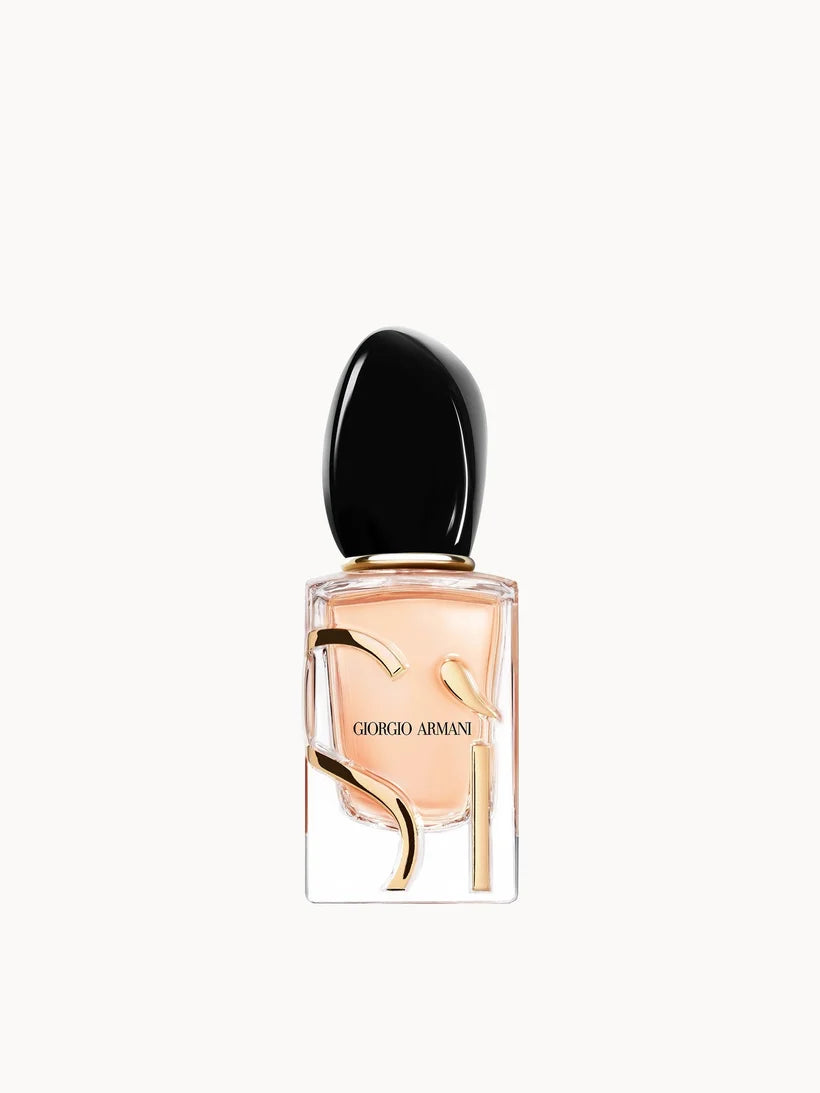 Armani Si Eau de Parfum 30ml rectangular glass perfume bottle with black cap and Si branding