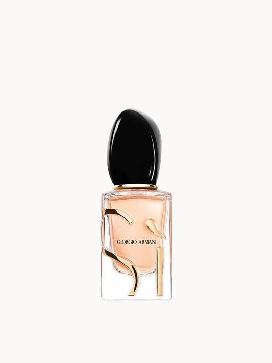 Armani Si Eau de Parfum 30ml rectangular glass perfume bottle with black cap and Si branding