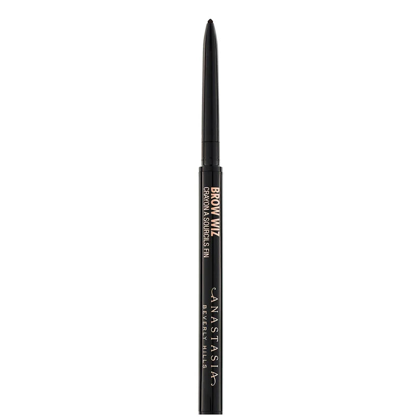 Anastasia Beverly Hills Brow Wiz Deluxe slim brow pencil in shade Ebony with spoolie