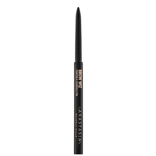 Anastasia Beverly Hills Brow Wiz Deluxe slim brow pencil in shade Ebony with spoolie