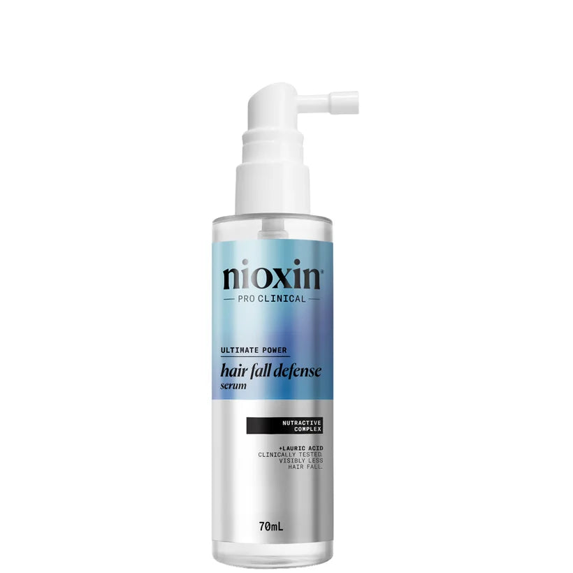 NIOXIN Anti-Hair Loss Serum Hair Growth Serum for Thinning Hair 70ml white serum bottle with dropper