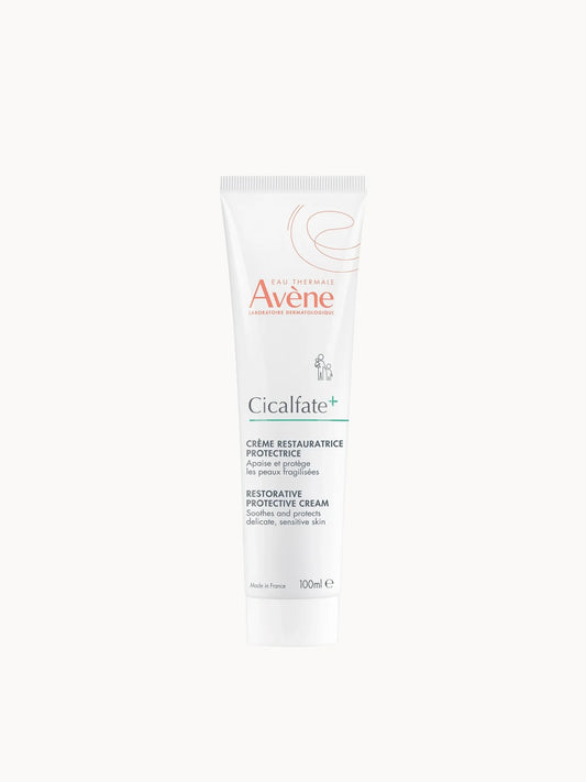 Avène Cicalfate+ Restorative Protective Cream 100ml in a white and red tube.