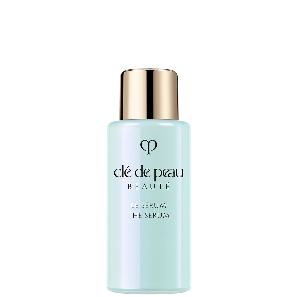Clé de Peau Beauté La Sérum Deluxe Sample 7ml, small glass vial with gold cap and Clé de Peau Beauté minimalist label