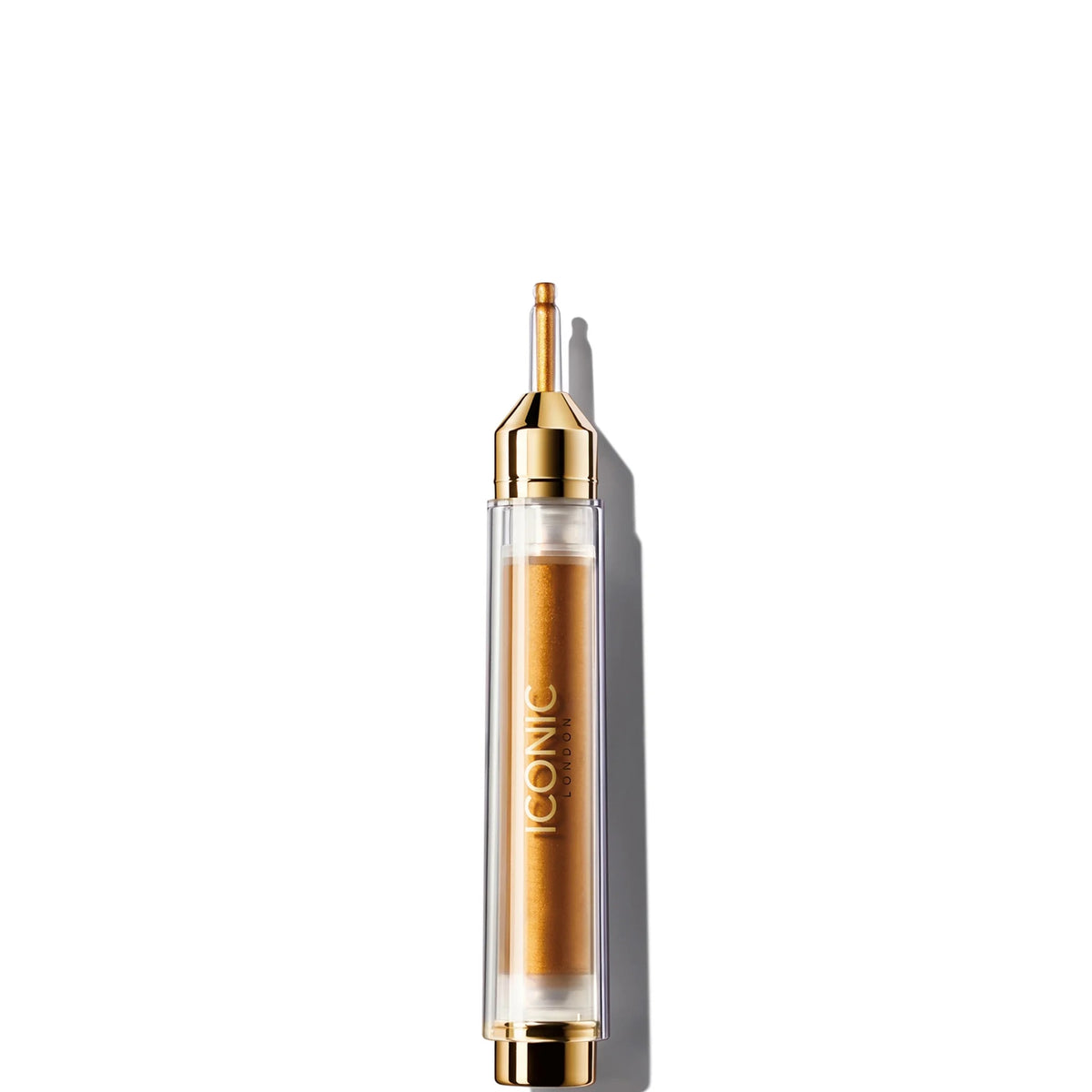ICONIC London Instant Sunshine Bronzing Drops 13ml, small round bottle with gold twist-click dispenser cap and ICONIC London logo