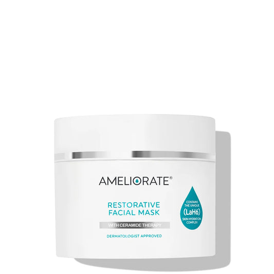 AMELIORATE overnight facial mask tube, 75ml hydrating skincare treatment