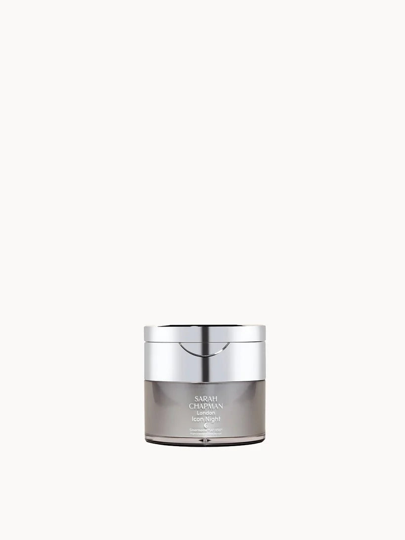 Sarah Chapman Icon Night Smartsome A3 X503 Moisturiser 30ml white airless pump bottle