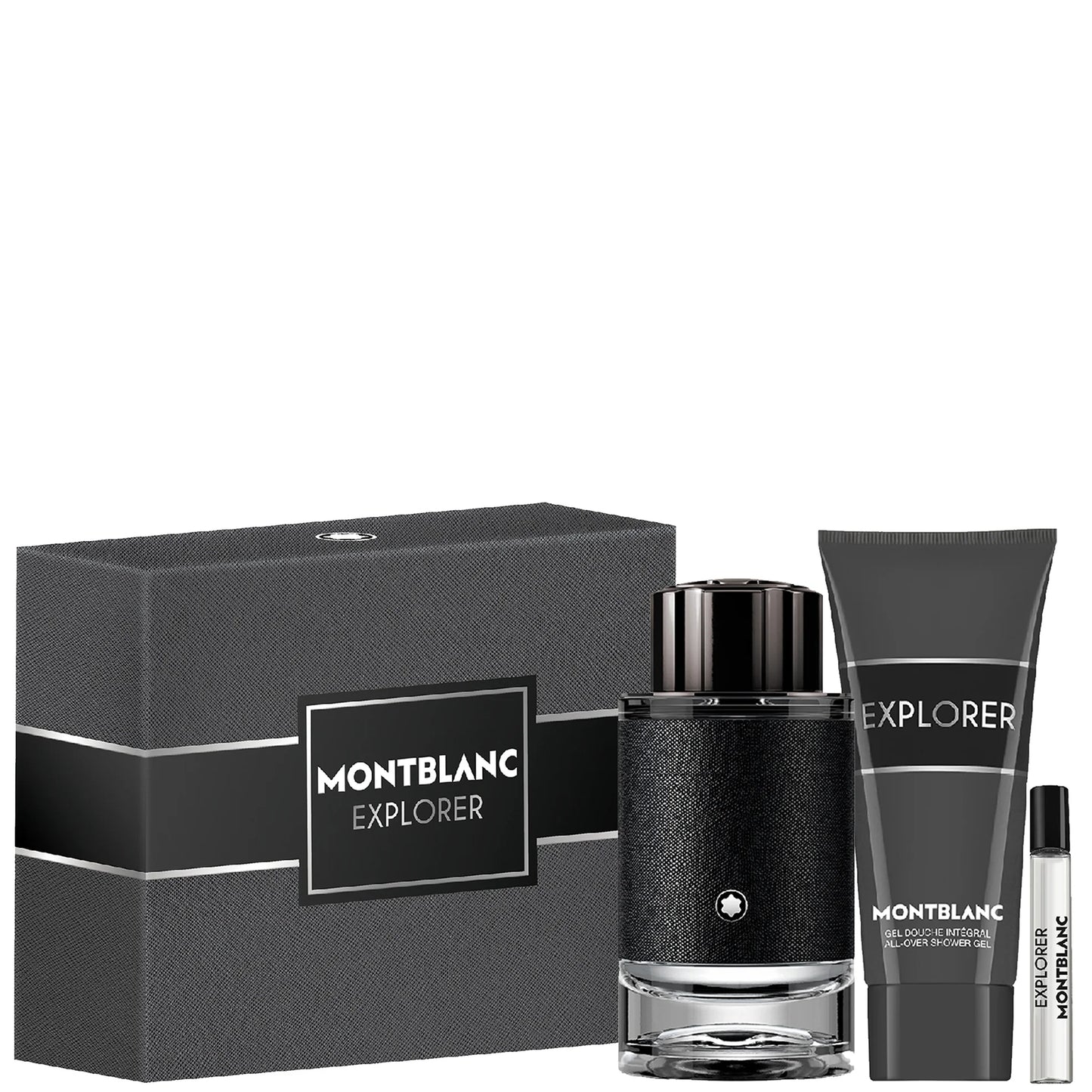 Montblanc Explorer Eau de Parfum gift set with travel spray and shower gel