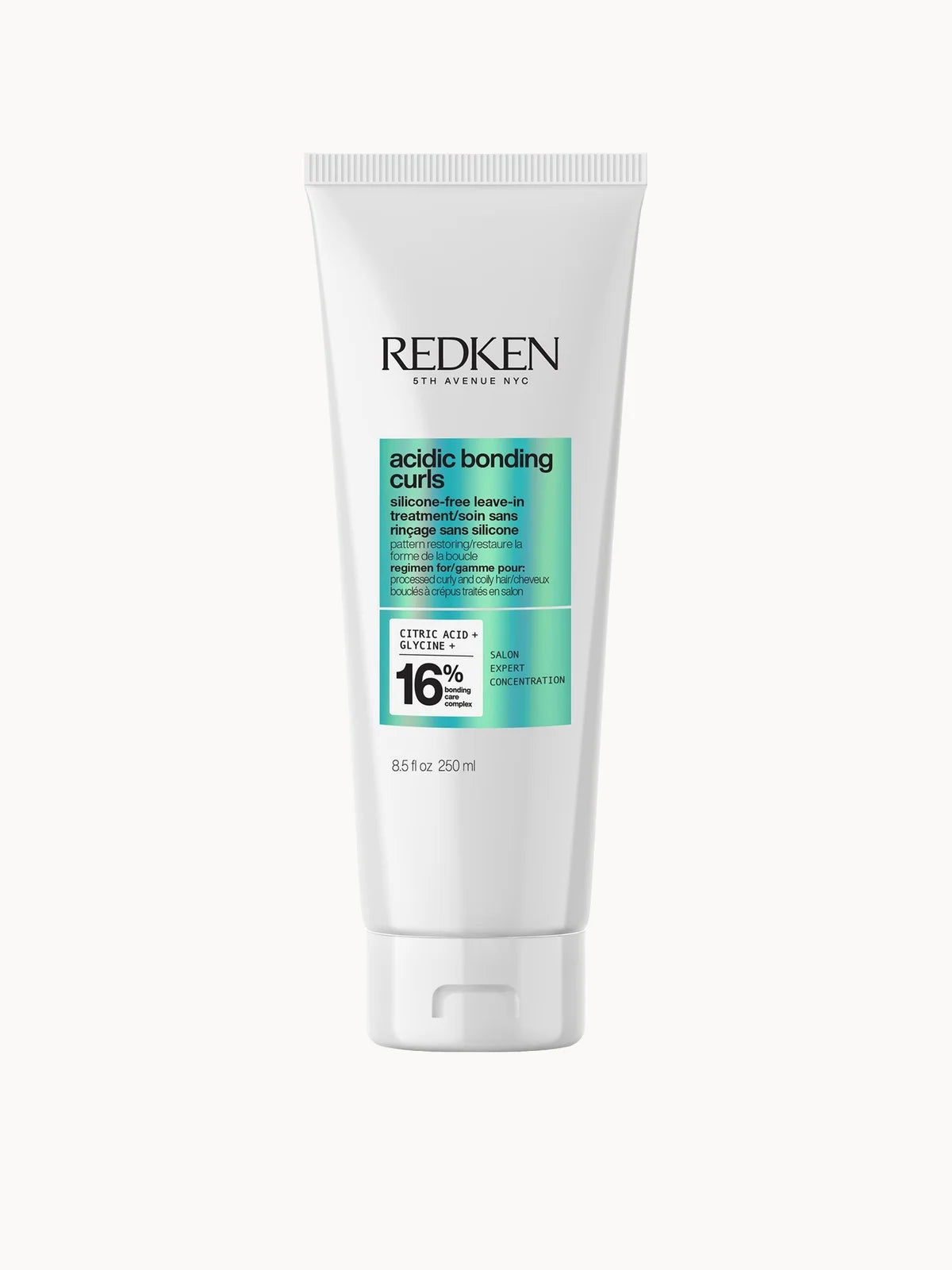 Redken Acidic Bonding Curls Leave-In Treatment for Damaged Curly & Coily Hair, Curl Defining 250ml, leave-in treatment bottle
