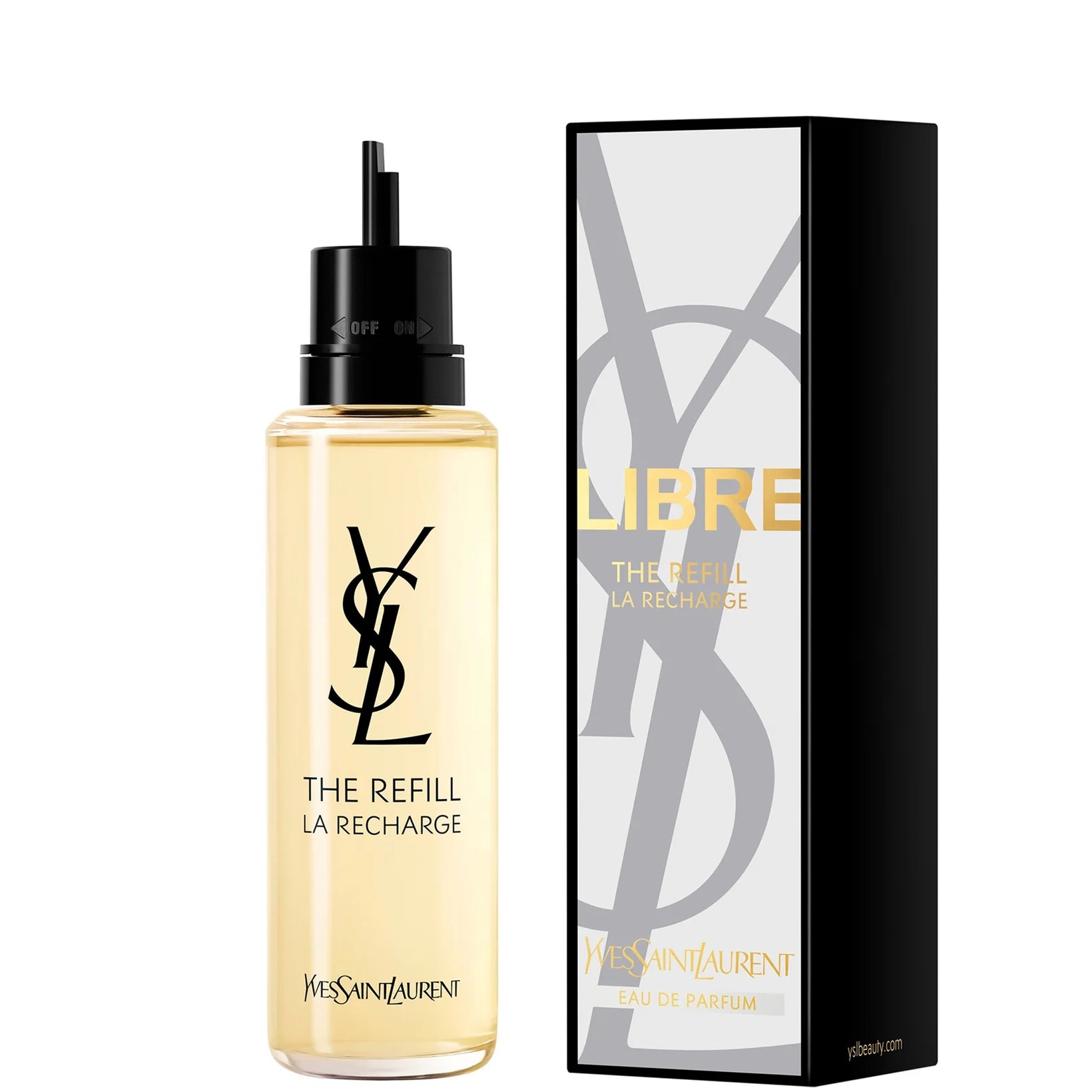 Yves Saint Laurent Libre Eau de Parfum 100ml Refill refillable floral lavender fragrance with warm amber base.