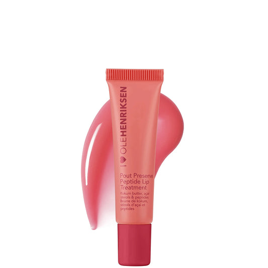 Ole Henriksen Pout Preserve Peptide Lip Treatment Strawberry Sorbet 12ml hydrating peptide lip balm