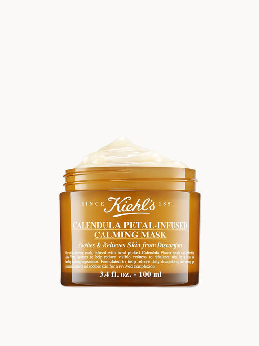 Kiehl's Calendula Petal - Infused Calming Mask 100ml, round jar with screw lid