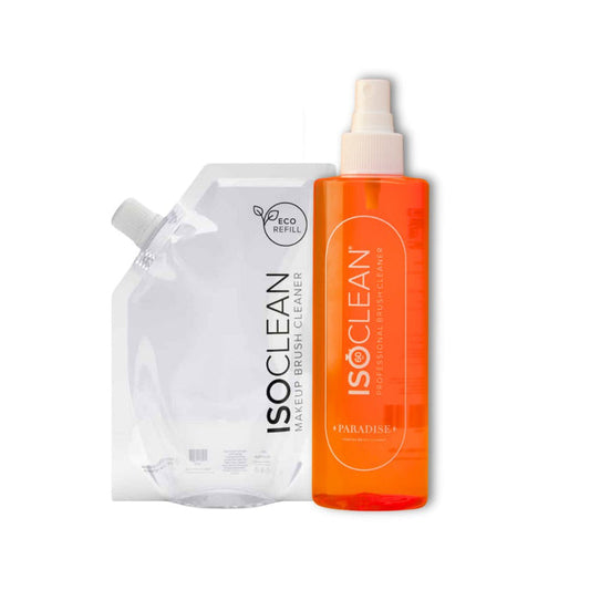 ISOCLEAN Beauty Geek Bundle with makeup brush cleaners and accessories, ideal for hygienic makeup routines