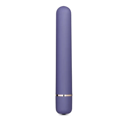 So Divine Menopause Classic Vibrator in lavender with curved ergonomic design and silver accents